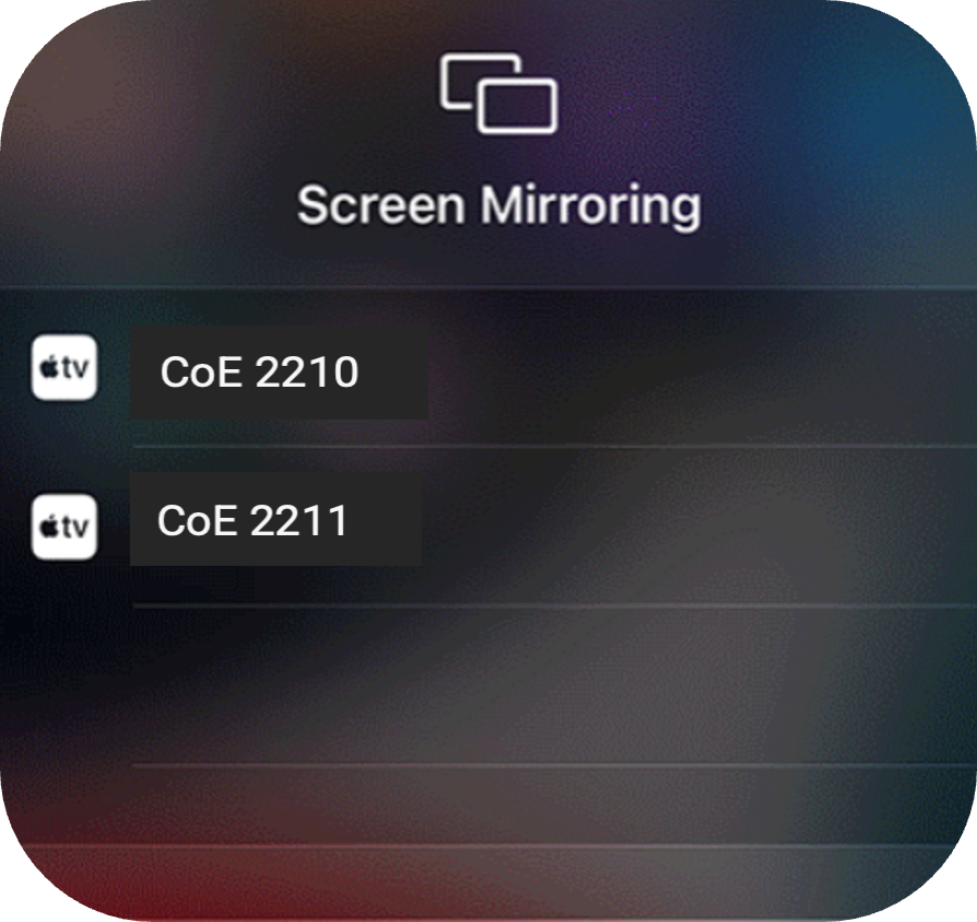 screen mirroring to samsung tv from apple